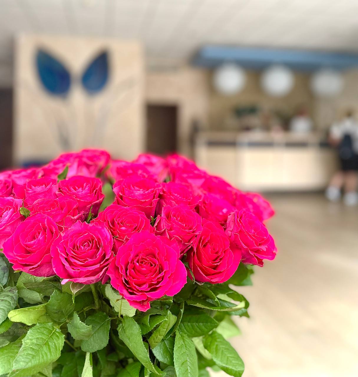 Floral detail inside Lucky Fish Jūrmala reception